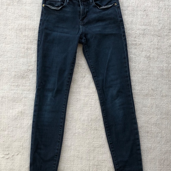 Frame Skinny Mid Rise dark blue jeans in great condition - Picture 3 of 4